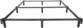 Jetonix Metal Bed Frame - Sturdy Heavy-Duty Platform Bed with 9 Legs Support - Black King Size, Easy Assembly