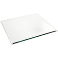 Plymor 12" Square, 5mm Thick Beveled Glass Mirror, Pack of 2
