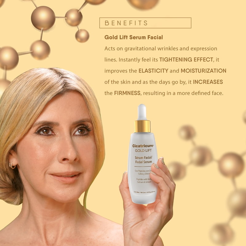 Gold Lift Facial Serum - Anti Aging Hydrating Skin Care