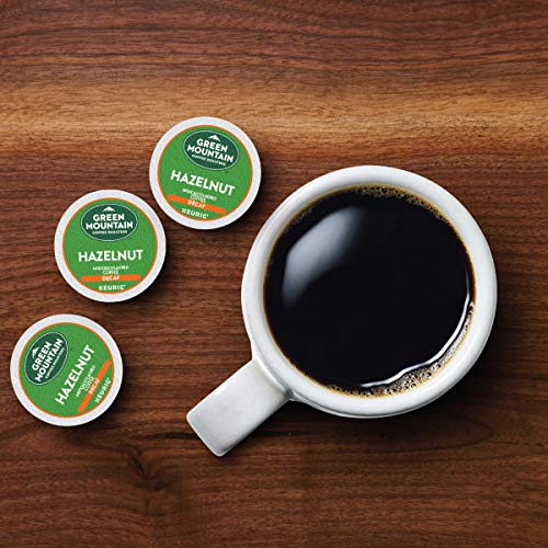 Green Mountain Coffee Roasters Hazelnut Decaf Keurig Single-Serve K-Cup pods, Light Roast Coffee, 72 Count
