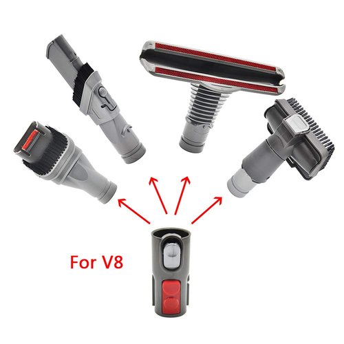 EZ SPARES Compatible Vacuum Parts Replacement for DYS V8 Adapter Make V6 Attachment to Fit V11 V8 V10 V7 Cordless Vacuum Cleaner Parts Tools Replacement