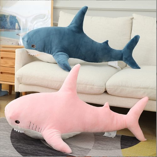 OPHRBU Shark Stuffed Animal Plush,Soft Pink Shark Stuffed Animal,Plush Large Shark Toys for Home Decoration Kids Gift (Pink,24 inches)