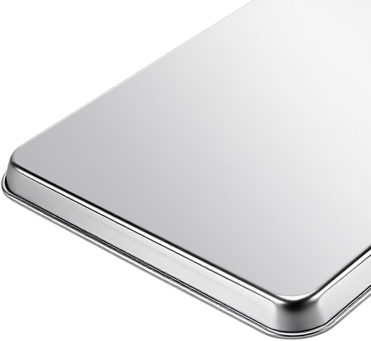 Skiennix Stainless Steel Baking Sheets - 4-Piece Set | Half Sheet Cookie Pans, 17.6 x 12.4 x 1 Inch