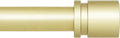 Byondeth Adjustable Curtain Rods - Max Length 60 Inches | 1 Inch Diameter with Warm Gold Aluminium Finials