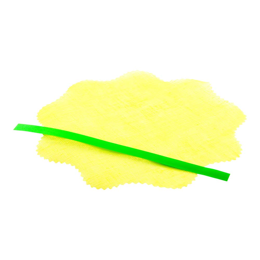 Restaurantware Lemon Juice Strainer - 100 Count - Cotton Mesh with Yellow Design - Disposable Pulp Catcher and Compostable Filter - Ideal for Eco-Friendly Kitchen Use