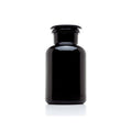 Infinity Jars 1L (34 Fl oz) Black Ultraviolet Blocking Glass Apothecary Jar Airtight Smell‑Proof Refillable Container for Herbs, Spices, Tea & Essential Oils 3-Pack