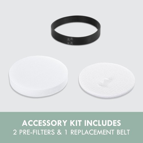 Kenmore KU1010 Pre-filters and Replacement Belt for Bagless Upright Vacuum Lightweight Cleaner DU1275, DU1040 (Pack of 2)
