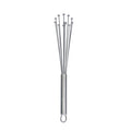 Restaurantware 10.5 in Stainless Steel Ball Whisk - German Standard Egg Beater with Ergonomic Handle, Dishwasher Safe - Manual Mixer Cooking Whisk for Baking, Stirring, Sauces, Beating