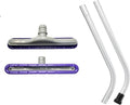 14″ EZ Glide Floor Tool with 2 Piece S Wand Replacement for ProTeam Backpack Vacuums — 1.5″ Nut-Coupling Wand Fits Multi-Surface Nylon Brush Head for Hard Floor & Low-Pile Carpet, Replaces # 101446