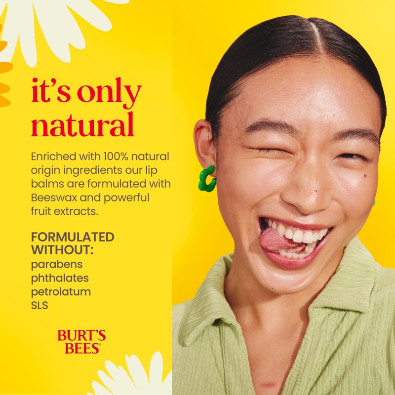 Natural Vanilla Bean Moisturizing Lip Balm - Softening & Hydrating Care