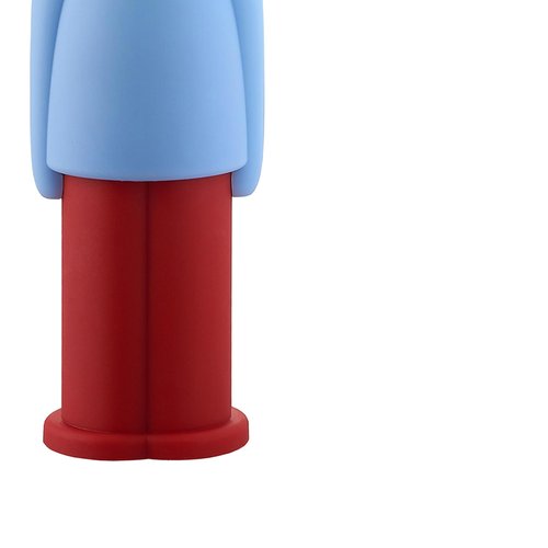 Alessi AM23 LAZ - Alessandro M. Corkscrew in thermoplastic resin, light blue and chrome plated zamak.