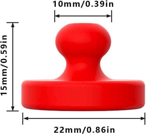 Air Fryer Magnets | 8PCS Strong Magnetic Silicone Clips for Parchment Paper - 100% Food-Safe & Heat-Resistant (Red)