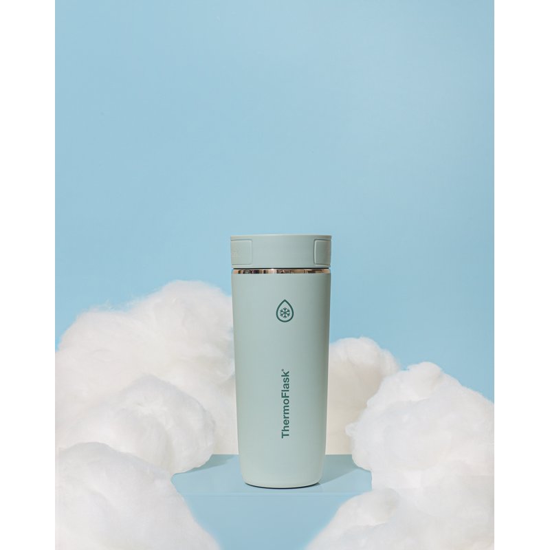 Insulated Stainless Steel Coffee Travel Mug - 16 oz, Sage Green