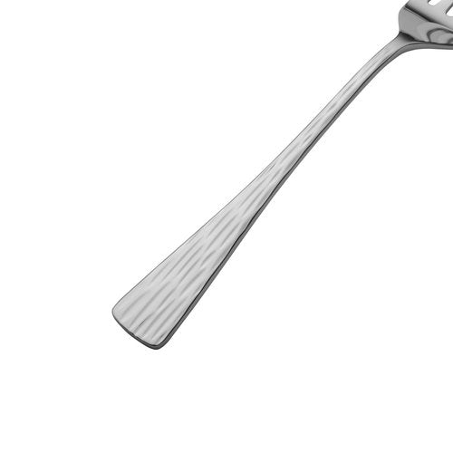 Mikasa Novaro 20-Piece Flatware Set, Service for 4, 18/10 Stainless Steel Silverware with Striated Wood-Grain Design, Squared Tips, Dishwasher Safe