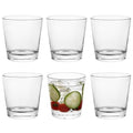BTGLLAS 9oz Lowball Glasses, 6pc Short Glass Tumbler - Lead-Free Crystal Drinking Glasses for Water, Mojito, Tom Collins - Premium Bar Glassware & Cocktail Glass Set (6, Small)