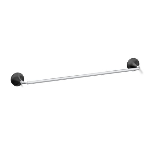 Kohler 27426-CBL Tone™ 24" Towel bar, Polished Chrome with Matte Black