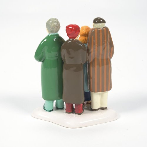 Department 56 Snow Village Figurine - National Lampoon's Christmas Vacation Freezing Our Baguettes Off | 3.25 Inch, Multicolor