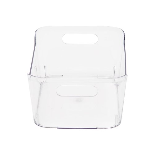 Mind Reader Desk Supplies Office Supplies Organizer, 8 Pack, 8.85" x 6" x 4", Clear