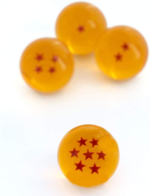 ABYSTYLE Dragon Ball Z Collectible Dragon Radar Tin - Includes 7 Acrylic Resin Crystal Ball Replicas, 2" Each