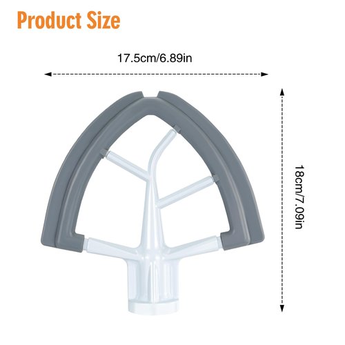 Perfect replacement attachment Compatible with KitchenAid 4.5 & 5 Quart Tilt-Head Stand Mixers – Ideal for mixing cake batter and cookie dough