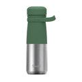 S'well Stainless Steel Traveler With Handle, 24oz, Matcha Silver Lining, Triple Layered Vacuum Insulated Containers Keeps Drinks Cold for 40 Hours and Hot for 16, BPA Free, Easy Carrying On the Go