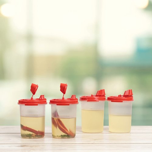Tupperware Mini Magic Flow Oil Dispenser 440ml 4pc
