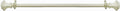 Achim Home Decor Buono II Carson Series Decorative Curtain Rods - Adjustable 48-86 Inches, Lightweight & Easy to Install