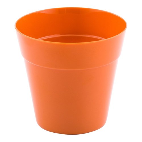 Restaurantware 4 Ounce Dessert Cups 100 Flower Pot Ice Cream Cups - Sturdy Disposable Terracotta Plastic Appetizer Cups For Layered Desserts Use At Garden Theme Parties Birthdays Or Weddings