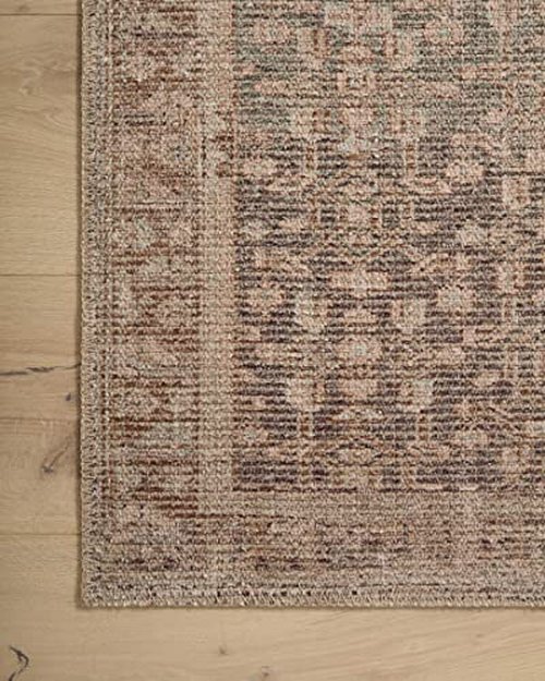 Loloi Angela Rose Aubrey Collection AUB-04 Sage/Bark 2'-6" x 12'-0", .19" Pile Height, Runner Rug
