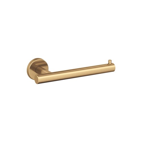 Amerock BH26540CZ | Champagne Bronze Single Post Toilet Paper Holder | 7-1/4 in. (184 mm) Length Toilet Tissue Holder | Arrondi | Bath Tissue Holder | Bathroom Hardware | Bath Accessories