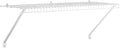 Rubbermaid Direct Wall Shelf - 3 Ft. Wide Wire Shelving Organizer with Mounting Hardware | White for Home & Laundry