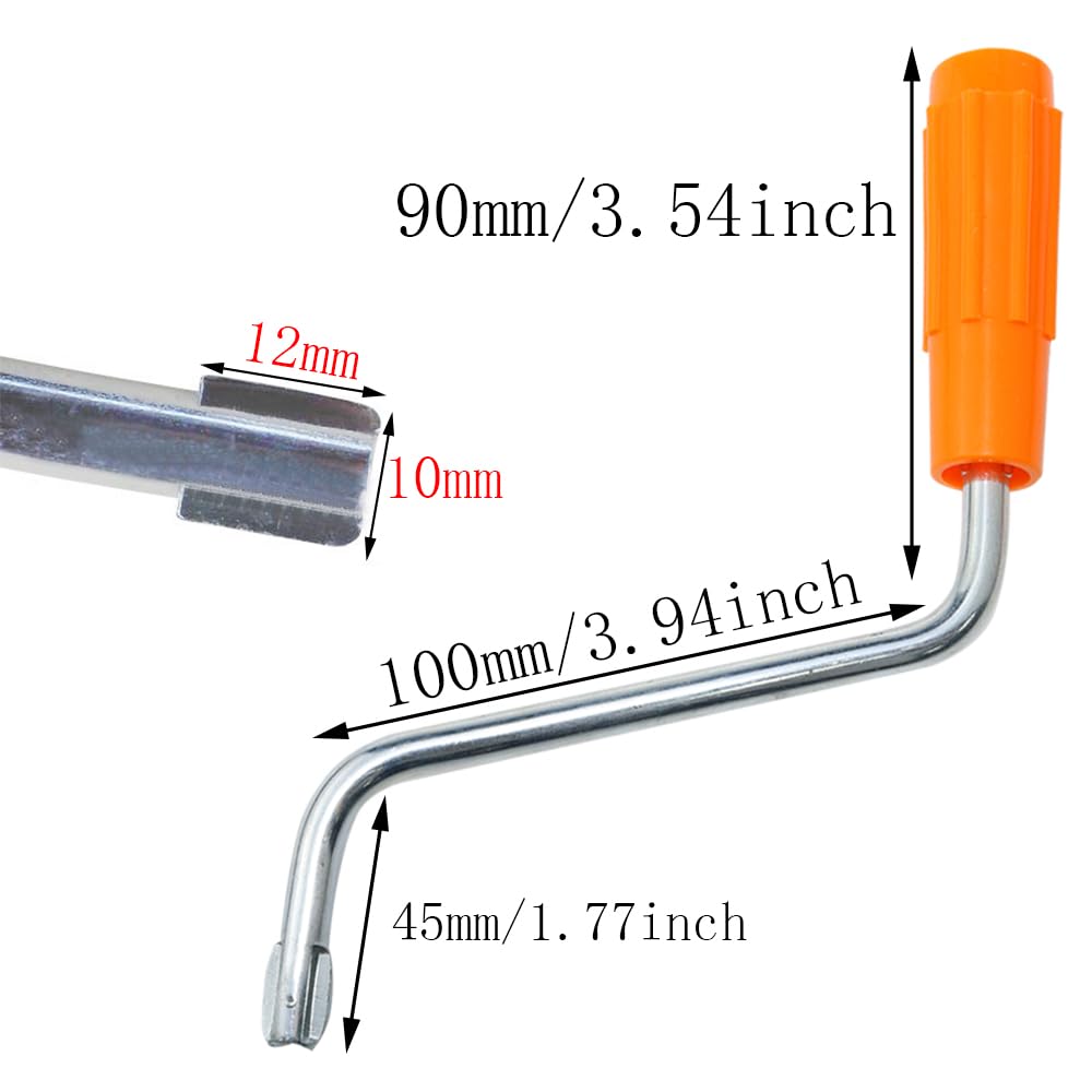 Lovelysp Pasta Machine Handle and Clip - Replacement Handle and Table Clamp - Kitchen Accessories - 1 Set