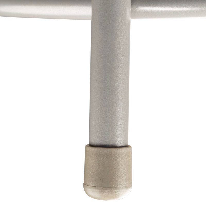 Heavy Duty 24" Metal and Wood Stool - Gray & Brown