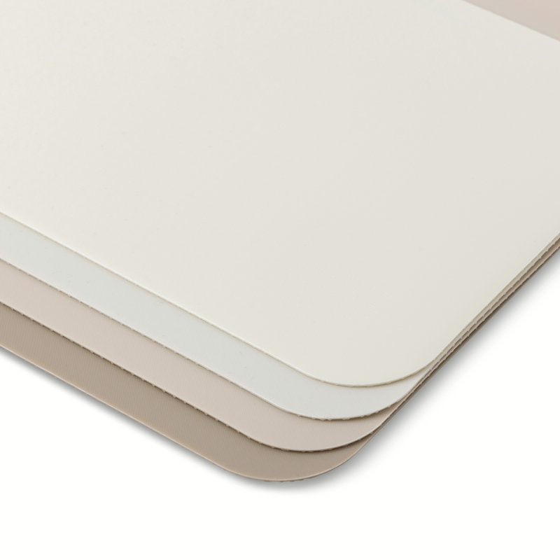 4-Piece Poly Cutting Mat Set - Small & Medium Sizes, Cream