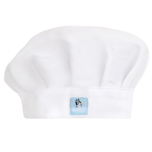Bluey One Size Toddler Twill Apron and Chef Hat Cooking Set Sky Blue Bluey OS Toddler