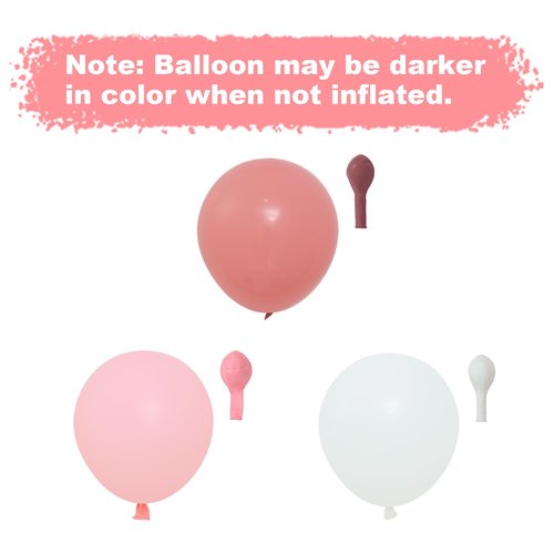 Pink Bow Balloon Arch Kit,130 PCS Coquette Birthday Decorations, Pastel Pink and White Garland Include Light blush Coquette Bow Balloon for Wedding Bridal Baby Shower Girls' Birthday Decoration