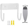 QWORK Ironing Board Wall Mount - Heavy Duty Ironing Board Hanger with 5 Inch Length, Iron Board Hook Wall Mount