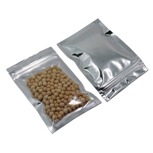 PABCK 500 Pack 3.3x5.5 inch (Inside Size 3x4.3 inch) Clear Front Resealable Heat Seal Bags for Zip Bulk Food Storage Lock Bag Reclosable Airtight Foil Pouch Zipper Lock Packaging with Tear Notches