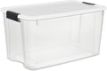Sterilite 20-Pack Ultra Latching Storage Bins - Clear Plastic, 70 Quart Heavy-Duty Organizers for Home & Office