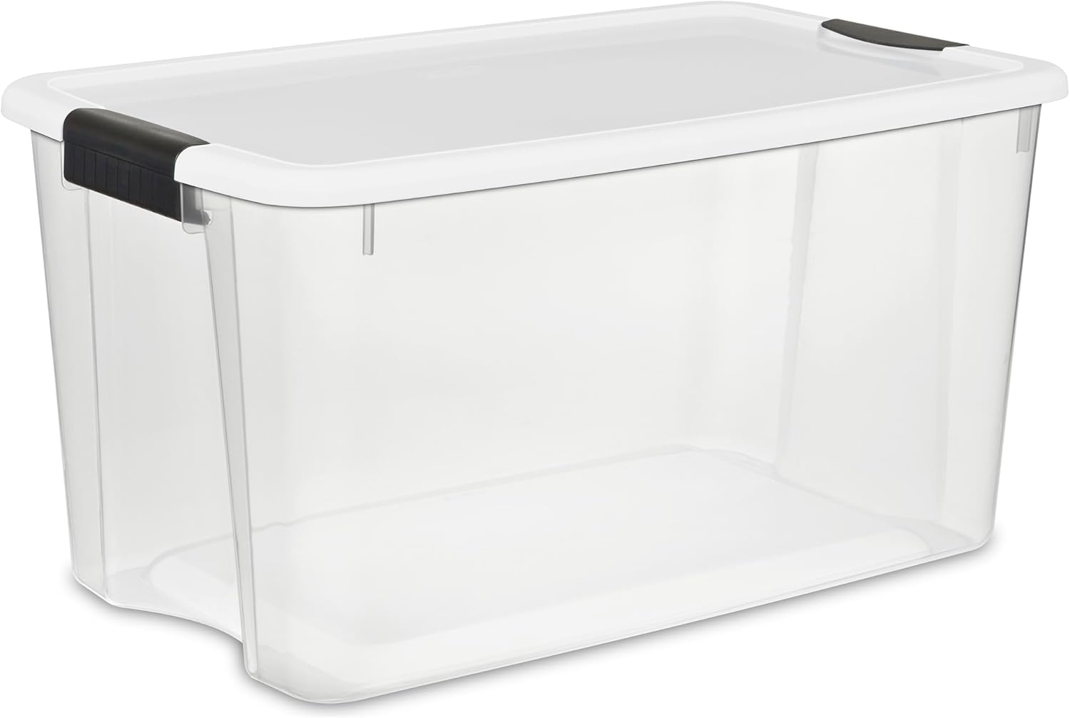 Sterilite 20-Pack Ultra Latching Storage Bins - Clear Plastic, 70 Quart Heavy-Duty Organizers for Home & Office