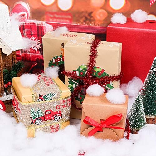 Shappy Christmas Fake Snow | 14.11 Ounce Fluffy White Cloud Fiber for Indoor Decor