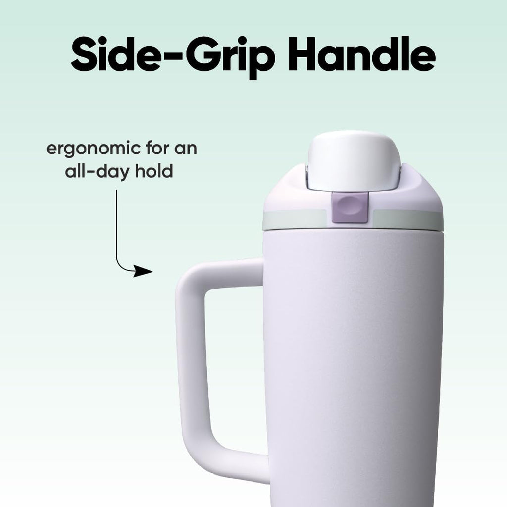 Owala FreeSip Tumbler - 30-Oz. Stainless Steel - Blue with Open Air Design