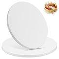 16 Inch Cake Boards, 2 pcs Cake Drums 1/2" Thick, White Cakes Corrugated Cardboard Rounds Base for Heavy or Multi Layer Cakes, Dessert, Crafts Display