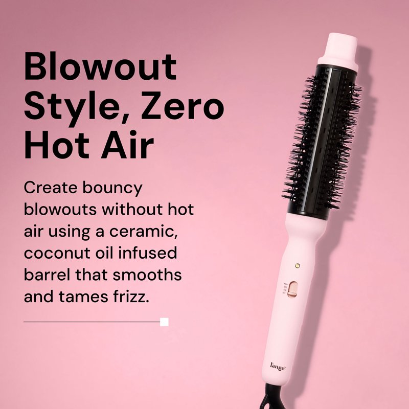 38mm Thermal Ionic Round Hair Brush, Coconut Oil-Infused Ceramic Barrel