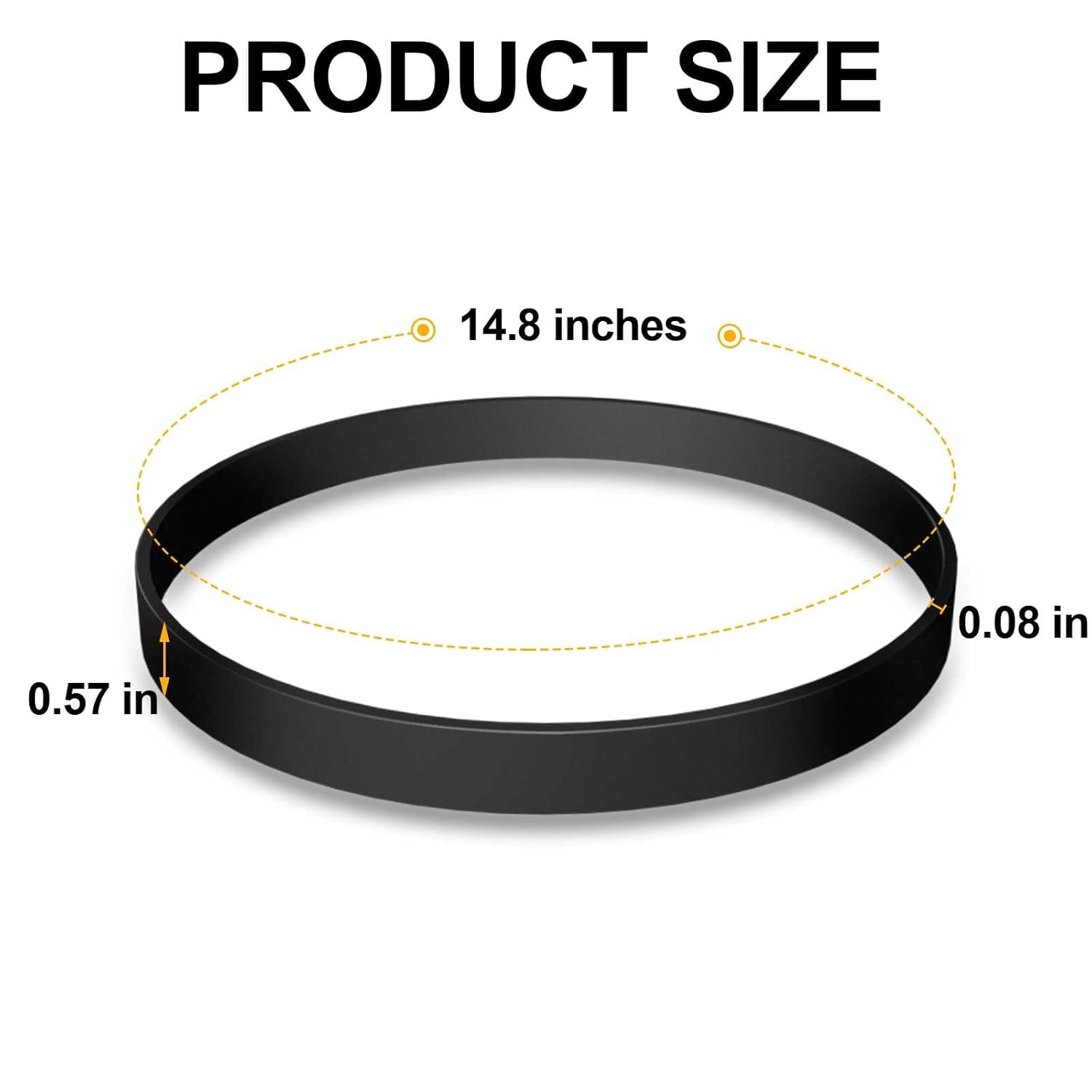 Vacuum Belt Compatible for Bissell 7/9/10/12/14/16 p/n 3031120 4PCS Pet Vacuum Cleaner Belt Replacement PN 2031093 3031123 32074 1606929