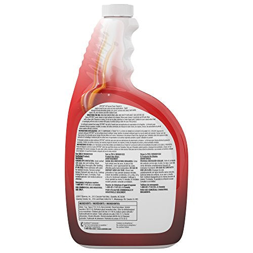 Spitfire CBD540038 Professional All Purpose Power Cleaner, Heavy Duty Degreaser Removes Resin, Paint, Oil, Ink, Gum, Pine Scent, Ready-to-Use Capped Spray, 32-Ounce (Pack of 4)