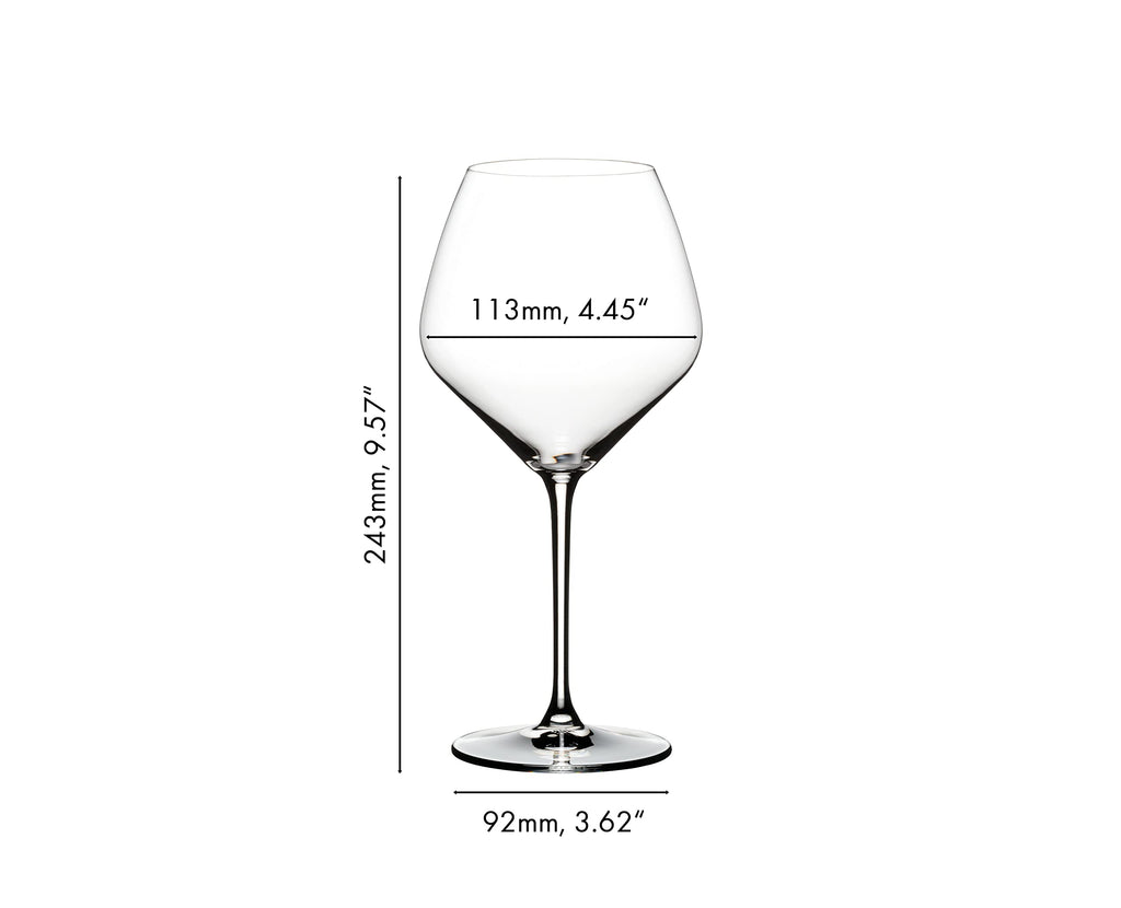 Riedel Extreme Pinot Noir Glass, Set of 2, Clear