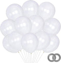 KAWKALSH Clear 5-Inch Balloons - 200 Mini Latex Balloons for Party, Birthday & Baby Shower Decor
