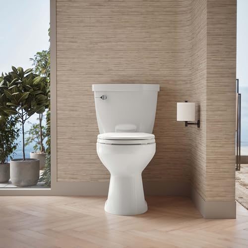 Border Round Closed-Front Toilet Seat with Soft Close and Quick Release