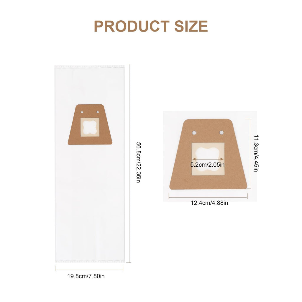Vacuum Bags Compatible with Sanitaire Commercial Upright Vacuum Cleaner: S600 SC600 SC678 SC688 SC800 SC888 SC888J SC889 Series - Style ST Dust Bag Part# 63213B (10 Pack)